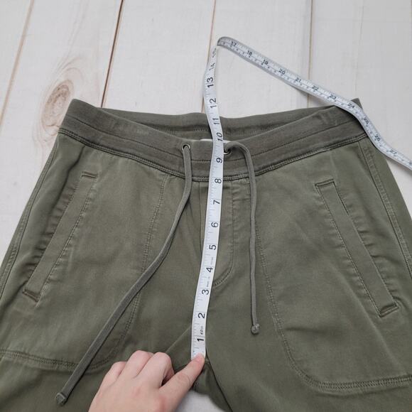 James Perse green cargo utility jogger pants minimalist articulated fatigue - Picture 3 of 7